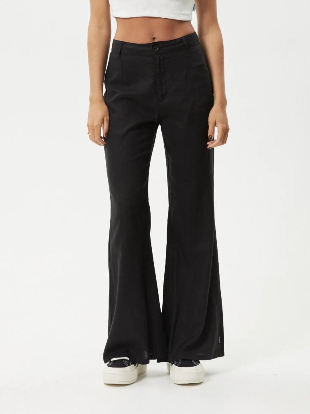 Afends Birkin Flare Pant - Black - Size 28
